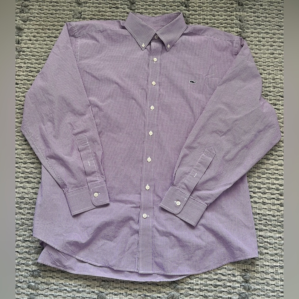 Vineyard Vines Mens Long Sleeve Whale Shirt Size XL Shep & Ian
